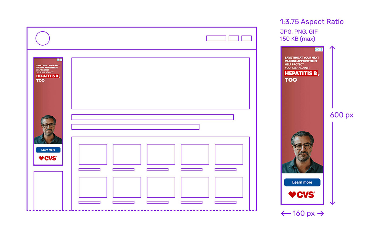 160x600 Ad Size