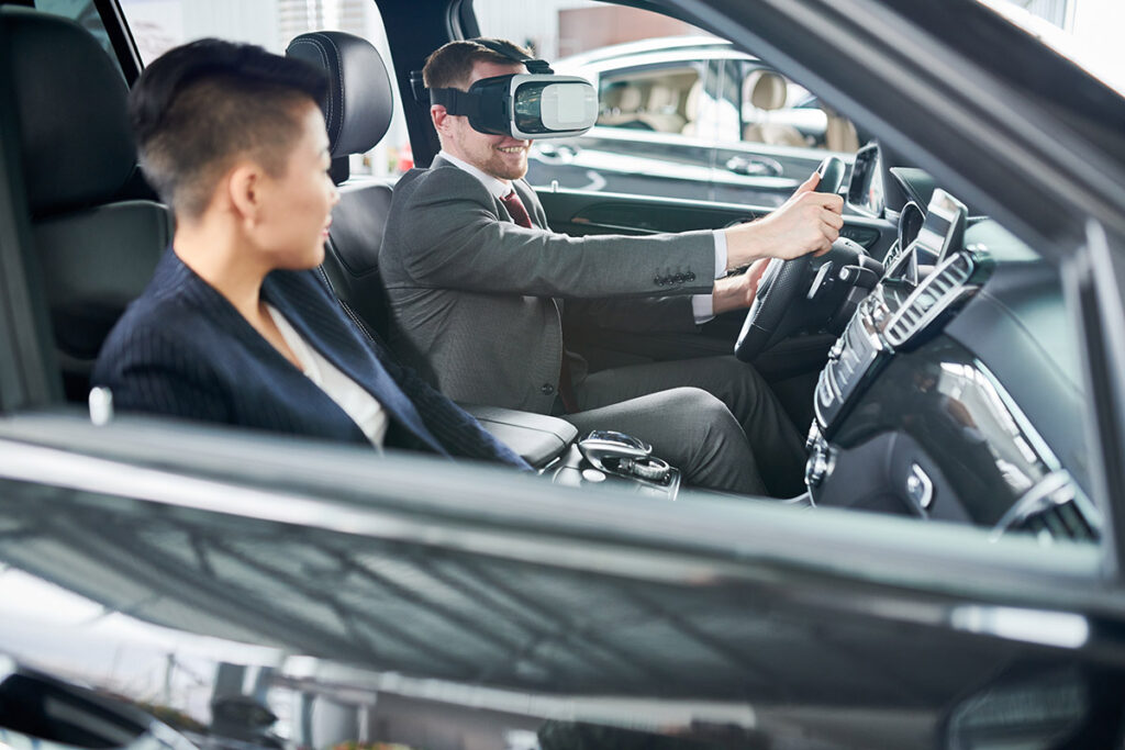 Test drive the new car