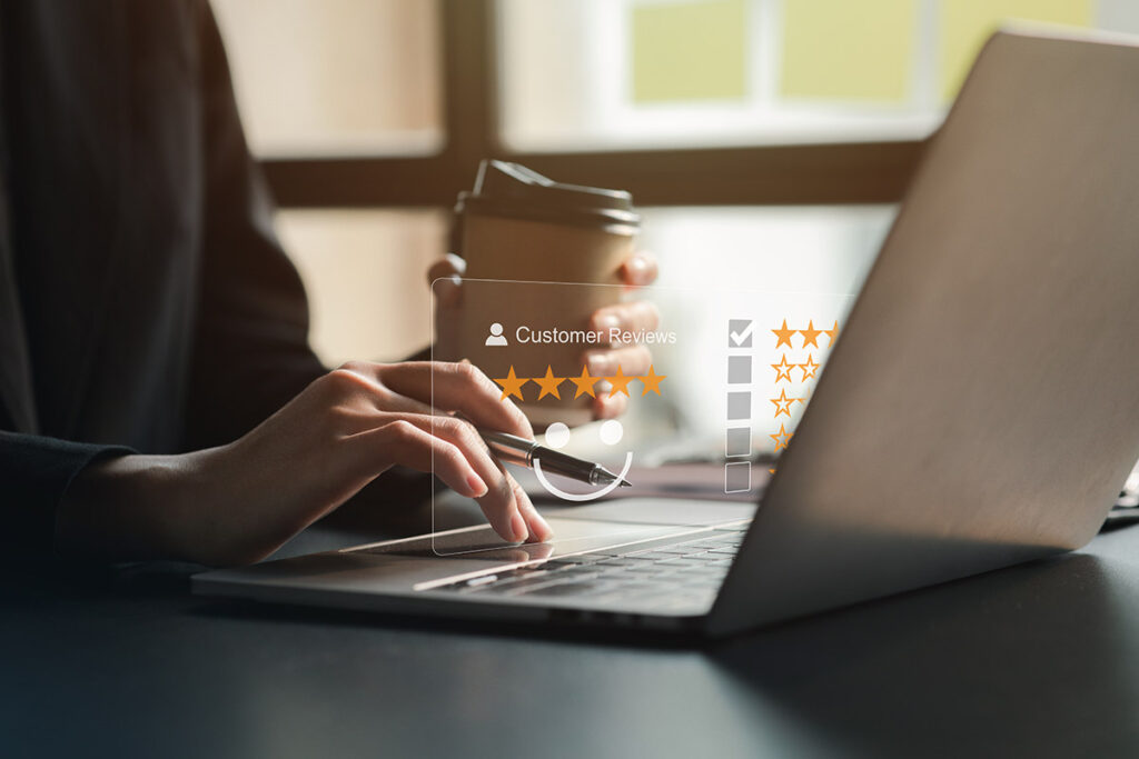 customer reviews online