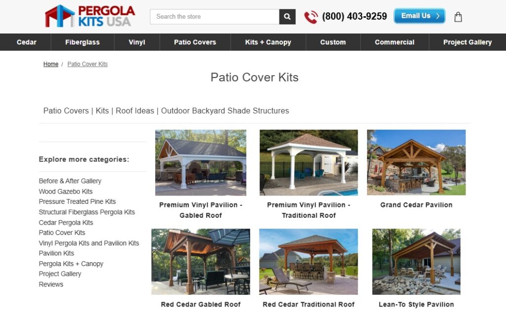 Pergola Kits USA