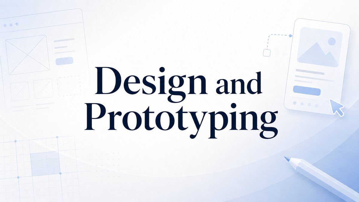 design and prototyping design and prototyping