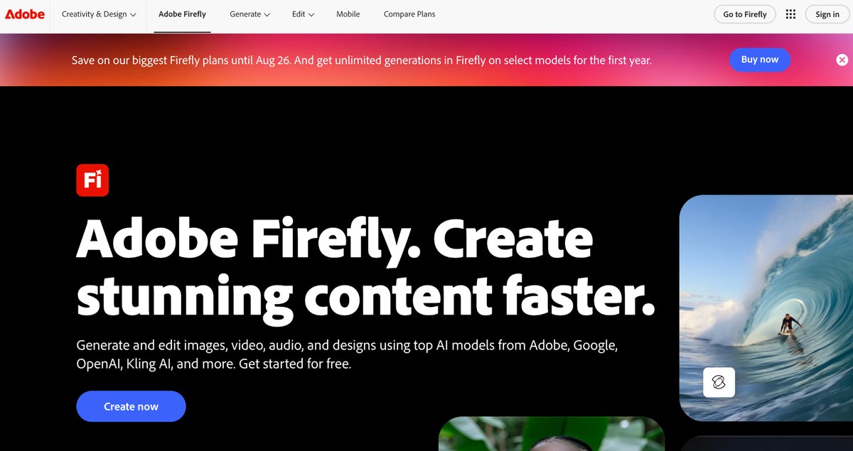 adobe firefly ad creative