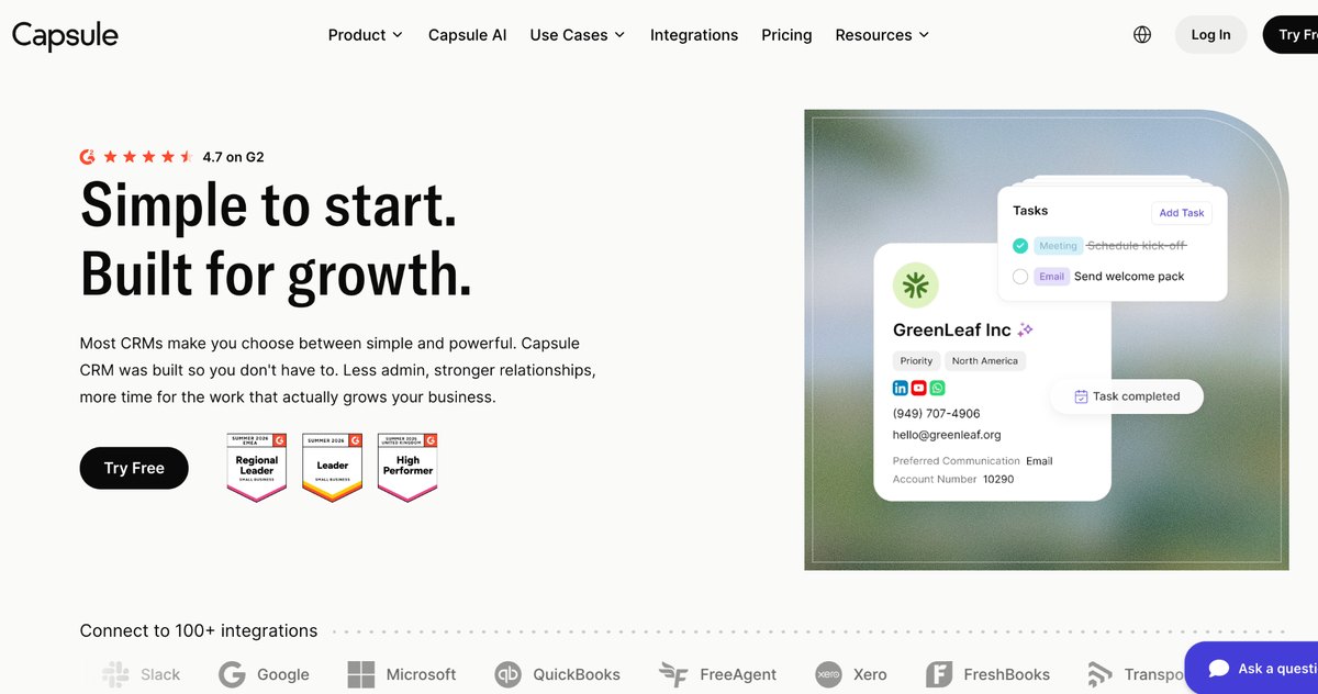 capsule crm software capsule crm software