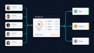 AI marketing ROI lead qualification
