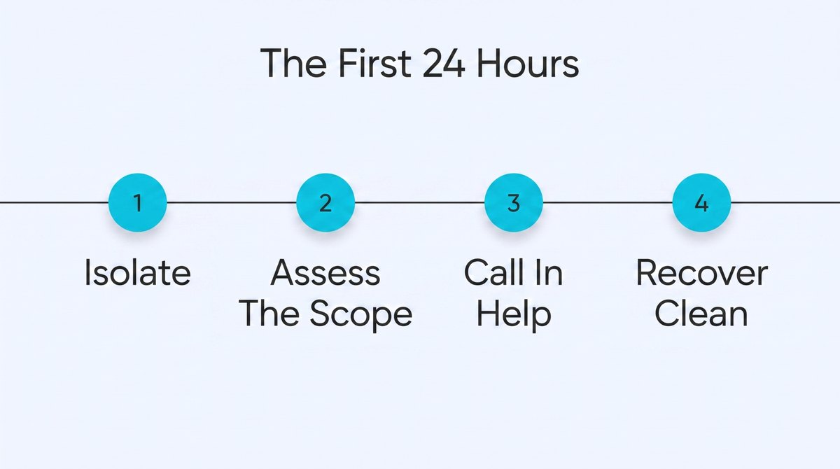 Ransomware Incident Response: What to Do in the First 24 Hours of the Attack Ransomware Incident Response: What to Do in the First 24 Hours of the Attack